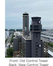 Front：Old Control Tower／Back：New Control Tower